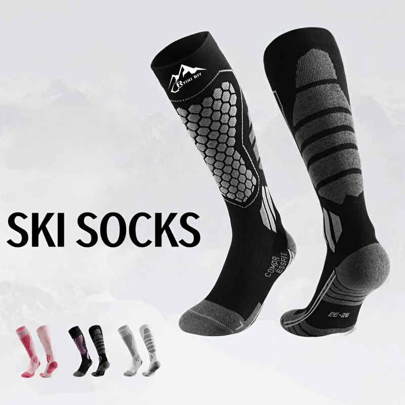 Thermal Sock Winter - Meias de Esqui Unissex Espessas, Secagem