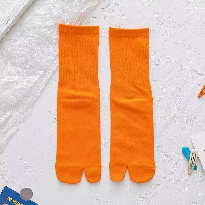 Meias Tabi de cano médio em co - Toe Sock Split avaliação e preço