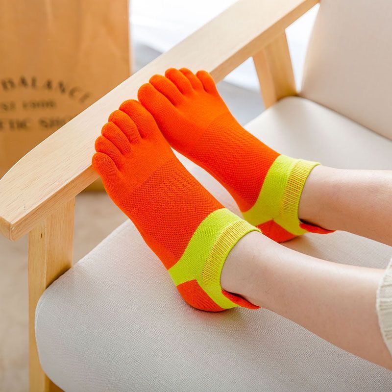 5 pares de meias femininas com - Toe Sock Split avaliação e preço