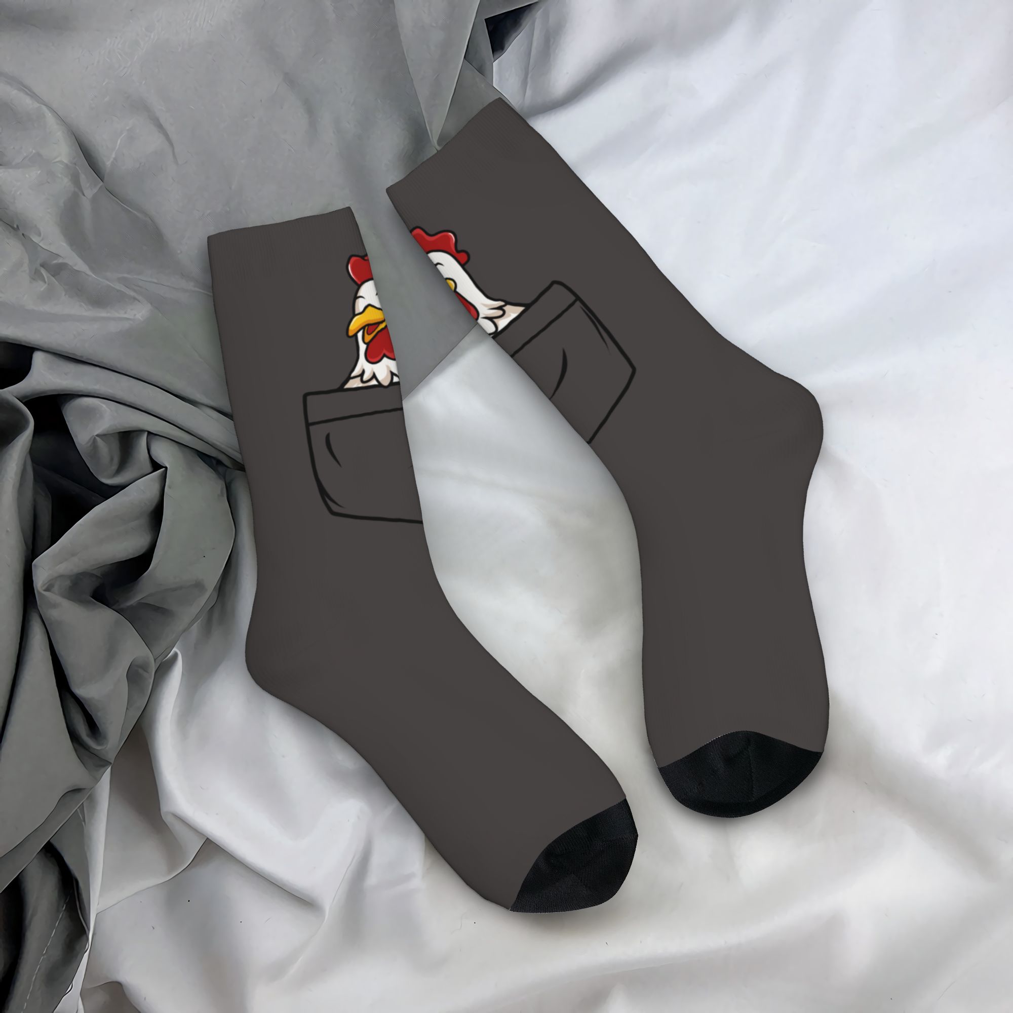 Meias Unissex Personalizadas c - Dress Sock Men avaliação e preço